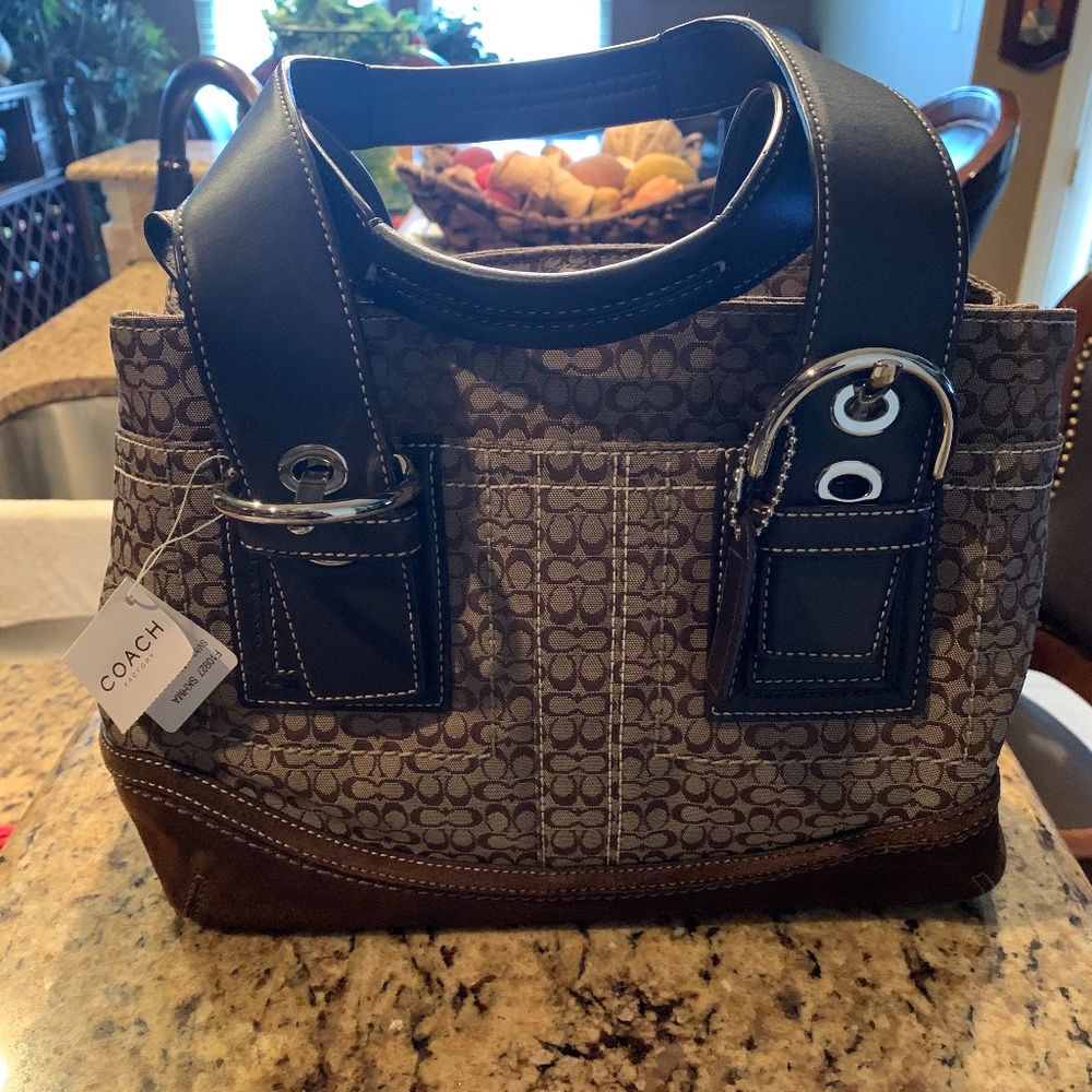 COACH SOHO Mini-Signature Tote (NWT)
